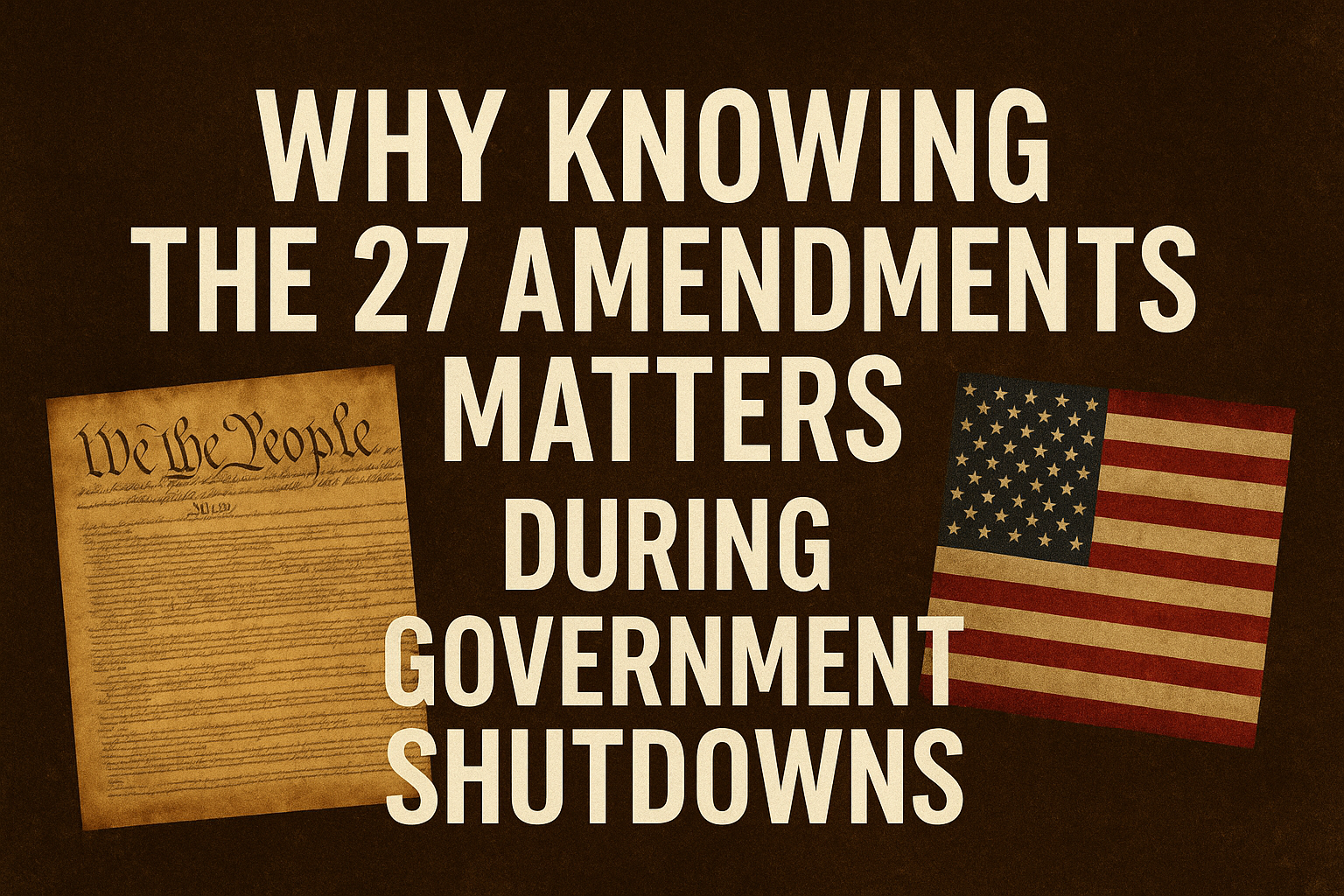 Why Knowing the 27 Amendments Matters During Government Shutdowns: A Deep Dive into Power, Freedom, and Awareness